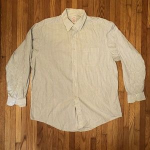 Brooks Brothers Button Down Dress Shirt XL 17-5